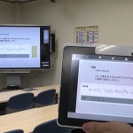 Electronic whiteboard and iPads